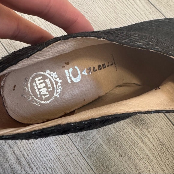 Jeffrey Campbell Black Snakeskin Bootie Platforms - Picture 6 of 7